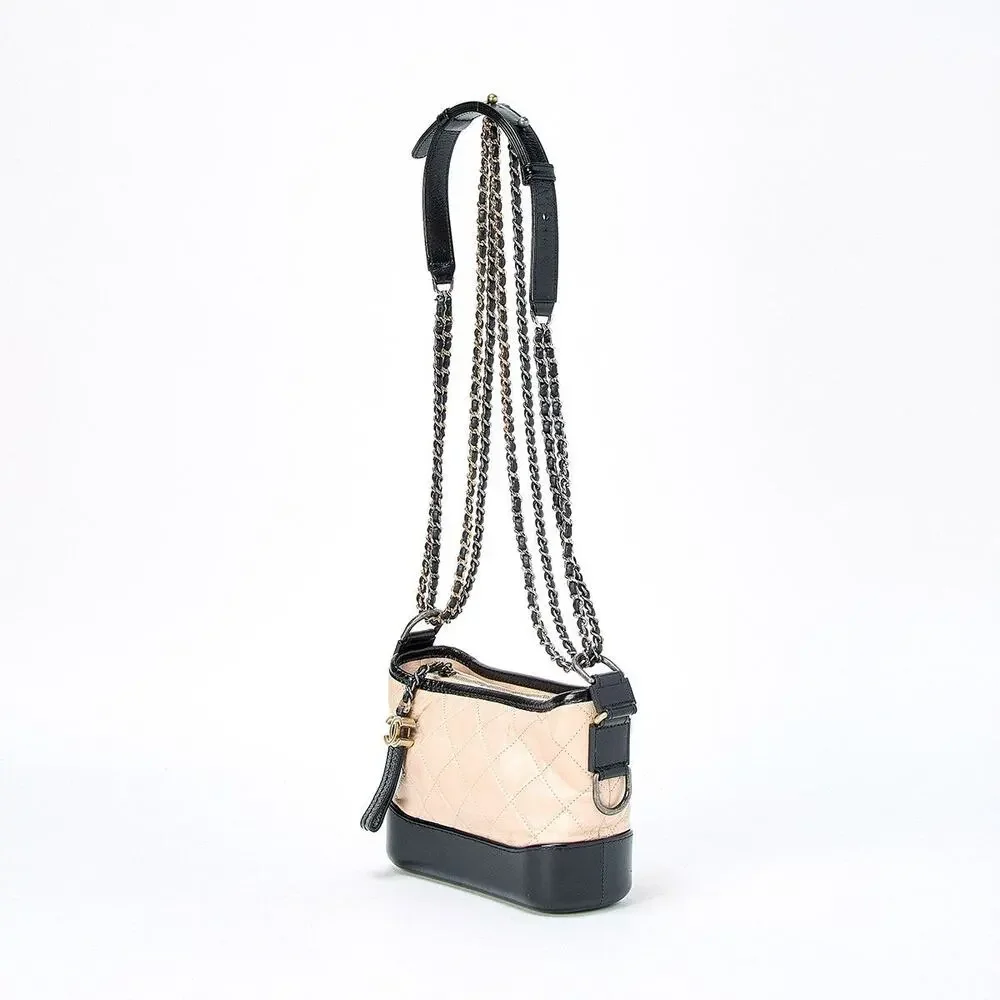 Chanel Gabriel Small 2017 Shoulder Bag Beige